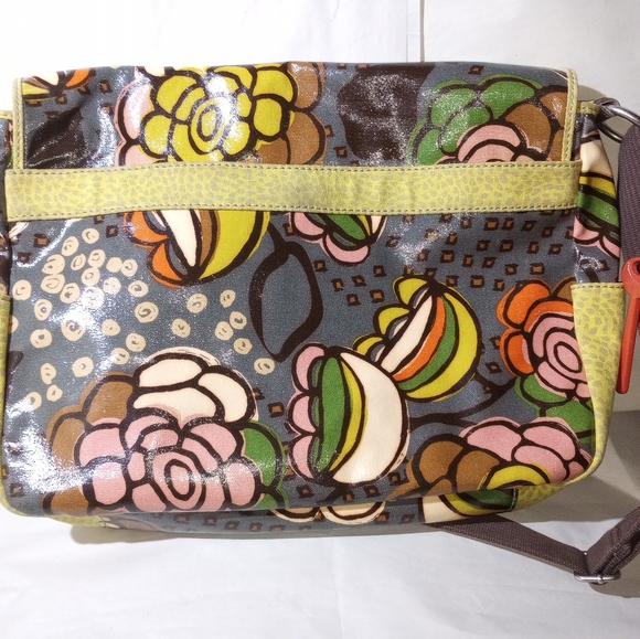 KeyPer Fossil Waxed Canvas Material Messenger Bag - Picture 12 of 16